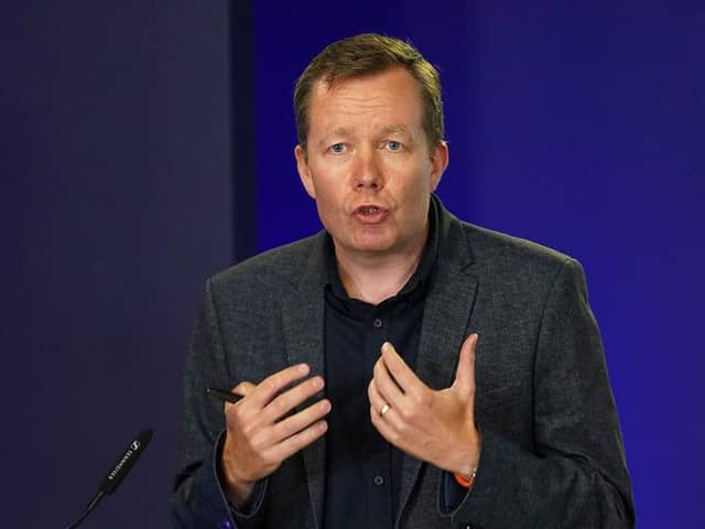 Jason Leitch was speaking at a Covid-19 briefing
