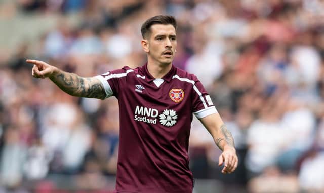 Hearts' Jamie Walker is a transfer target for St Johnstone boss Callum Davidson. (Photo by Mark Scates / SNS Group)