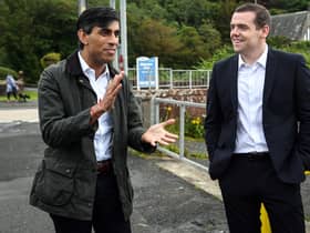 After the damage caused by Boris Johnson and Liz Truss, Rishi Sunak has restored much credibility, with a knock-on effect for Douglas Ross and the Scottish Conservatives (Picture: Andy Buchanan/AFP via Getty Images)