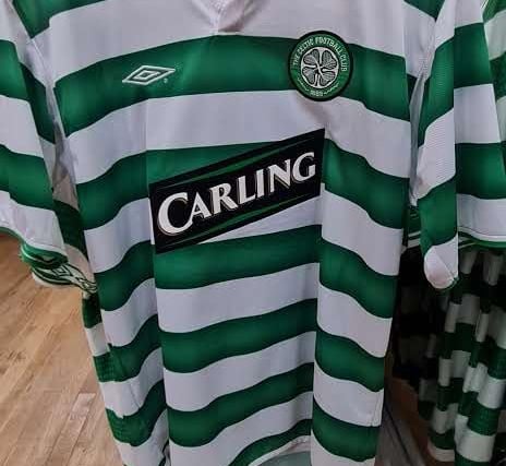 The Celtic kit that saw the team make a European final is available in the store. 03-04 season.