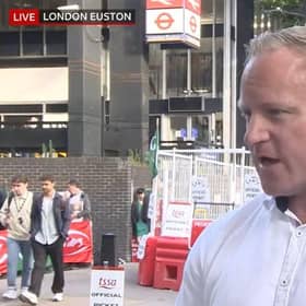 Former Shadow Transport Minister Sam Tarry who was sacked after ignoring a call from leader Keir Starmer not to attend picket lines. BBC Breakfast screengrab