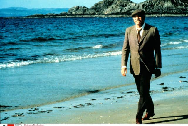 Burt Lancaster as oil baron Felix Happer in Local Hero. The film brought together Holywood talent with emerging Scottish actors and household names under the guidance of director Bill Forsyth. PIC: Moviestore/Shutterstock (1599771a)