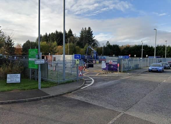 The hybrid booking system will be in place at recycling centres in Kincardine and Mearns.