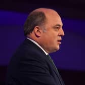Defence Secretary Ben Wallace speaks at the RUSI Land Warfare Conference 2022 in London.
