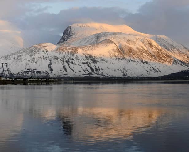 Ben Nevis, the highest mountain in the British Isles, blanketed in snow  (Picture: Ian Rutherford)