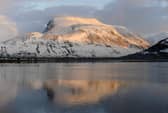 Ben Nevis, the highest mountain in the British Isles, blanketed in snow  (Picture: Ian Rutherford)