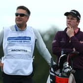 David Burns was both coach and caddie for Bob MacIntyre when he finished joint-second in the 2019 Porsche European Open at Green Eagle Golf Course in Hamburg. Picture: Matthew Lewis/Getty Images.