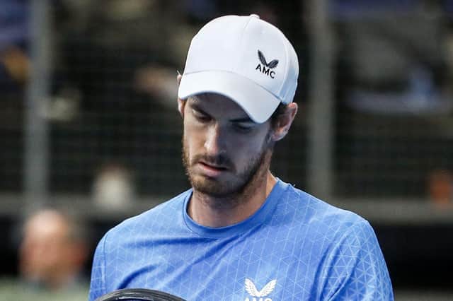 Andy Murray lost out to Diego Schwartzman in Antwerp.