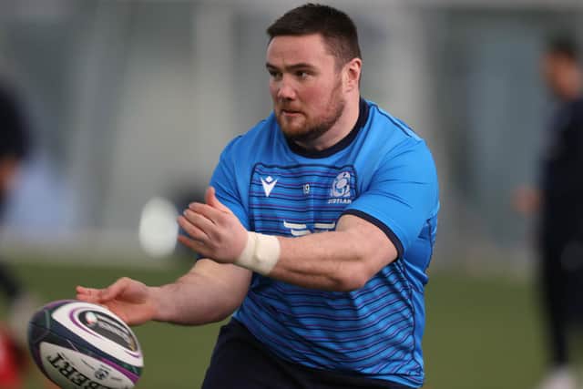 Gregor Townsend has called on prop Zander Fagerson to deliver against France.  (Photo by Craig Williamson / SNS Group)