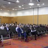 Accenture's Mark Byrne addresses the 2019 Scotsman Data conference