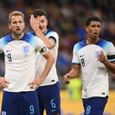 England's Harry Kane wears the OneLove rainbow armband during a Uefa Nations League match against Italy in September (Picture: Michael Regan/Getty Images)