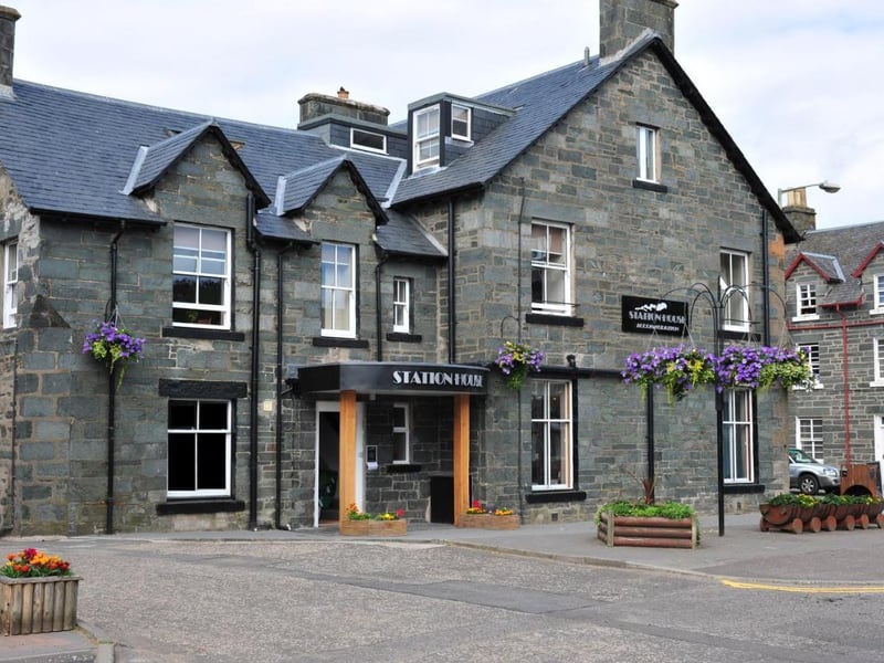 The Station Hotel, in the centre of pretty Aberfeldy, is perfectly situated for cafes, bars, shops and restaurant. More importantly, a 15 minute walk takes you to Dewar's Aberfeldy Distillery, where the Dewar family have been making their best-selling whiskies since 1898.