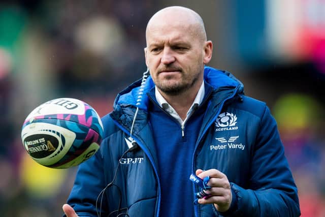 Scotland head coach Gregor Townsend has called for young players to be given more chances at pro level in Scotland. (Photo by Ross Parker / SNS Group)