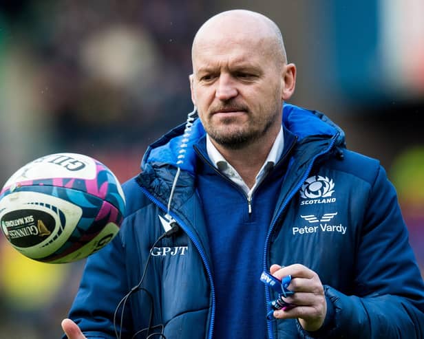 Scotland head coach Gregor Townsend has called for young players to be given more chances at pro level in Scotland.  (Photo by Ross Parker / SNS Group)