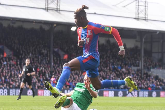 Crystal Palace footballer Wilfried Zaha. Pic: Cosmin Iftode/Shutterstock