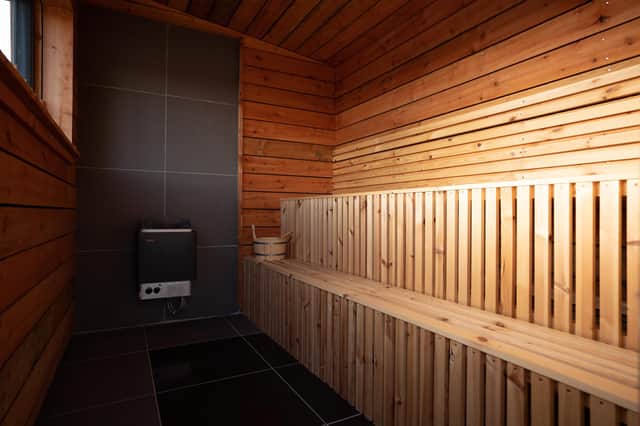 And even a sauna