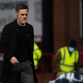 A dejected Motherwell manager Graham Alexander after the 3-0 defeat to Dundee  (Photo by Craig Foy / SNS Group)