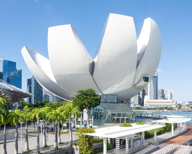 The ArtScience Museum, Singapore. Pic: Alamy/PA.