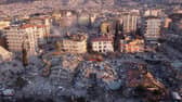 An aerial photo shows collapsed buildings in Antakya. Picture: Hassan Ayadi/AFP via Getty Images