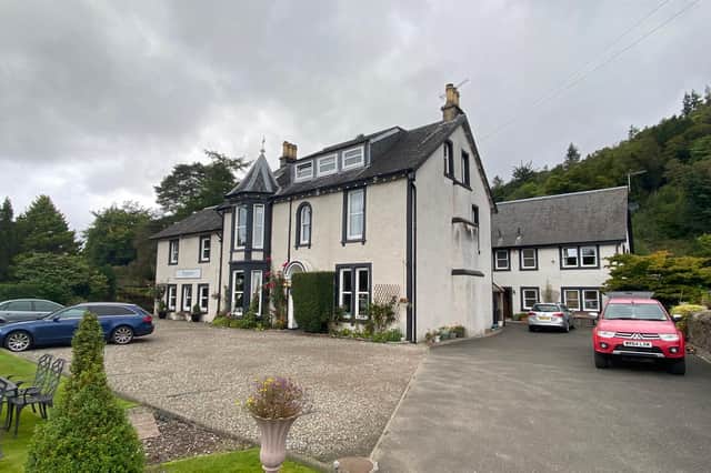 Poppies Hotel in Callander, a nine en-suite bedroom hotel which includes an award winning whisky bar, together with a 40-cover restaurant, has a freehold asking price of £675k.
