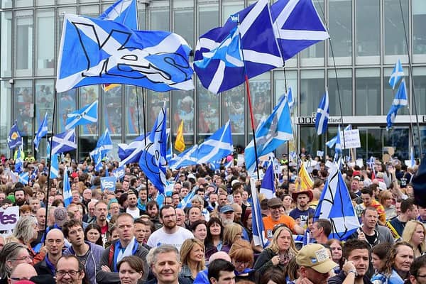 Pro-independence supporters are still out there in large numbers, says reader (Photo by Jeff J Mitchell/Getty Images)