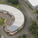 The Arc at at Hillington Park near Glasgow comprises seven, single storey, self-contained office suites arranged in a curved terrace. It is fully let to seven tenants.