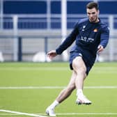 Matt Currie during an Edinburgh training session at Hive Stadium. He will play on the wing against Zebre. (Photo by Paul Devlin / SNS Group)