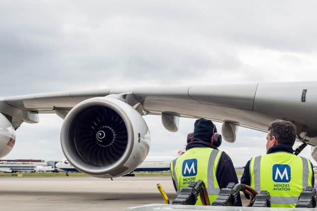 John Menzies is an Edinburgh-headquartered aviation ­services group that operates in 34 countries.