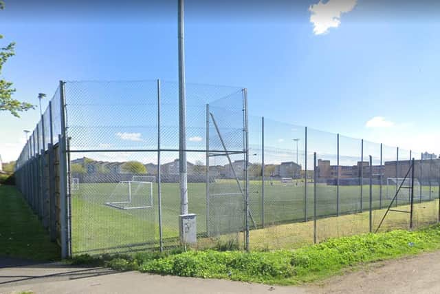 John Paul Academy football park, Arrochar Street in Glasgow.