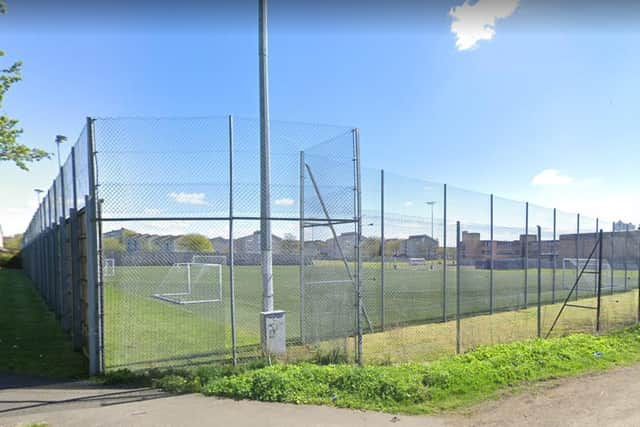 John Paul Academy football park, Arrochar Street in Glasgow.