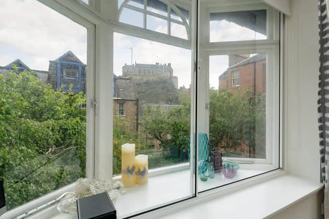 A room with a view... of Edinburgh Castle