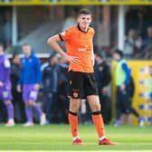 Dundee Utd's Ross Graham is dejected during a cinch Premiership match between Dundee United and St Johnstone at Tannadice, on October 01, 2022, in Dundee, Scotland. (Photo by Mark Scates / SNS Group)