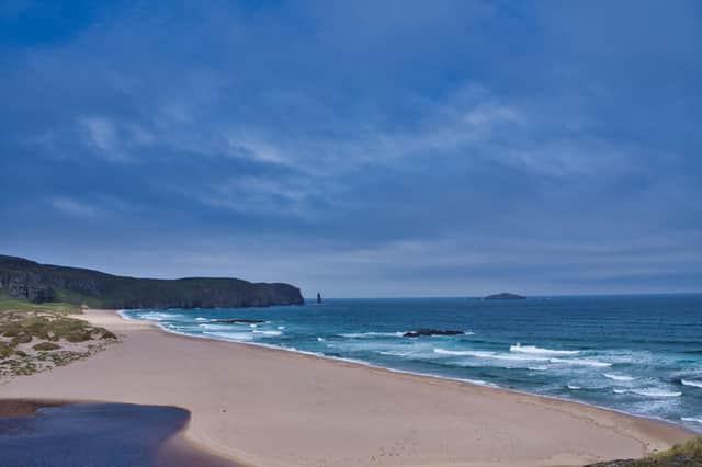 Sandwood Bay, Sutherland, Scotland. Pic: PA Photo/Visit Scotland.