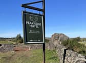 The Peak Edge Hotel is perched above the historic market town of Chesterfield. Image: Peak Edge Hotel