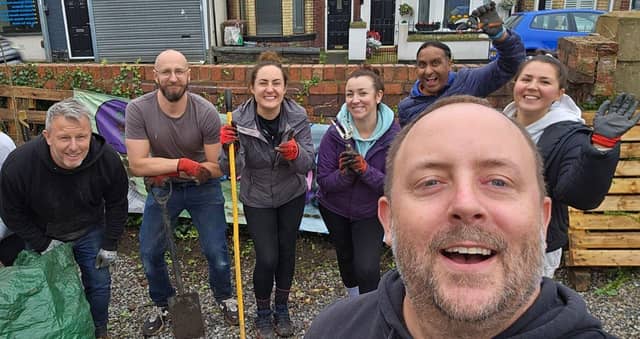 The Certas Energy team volunteering to support Domestic Abuse charity, Phoenix Rising in 2024