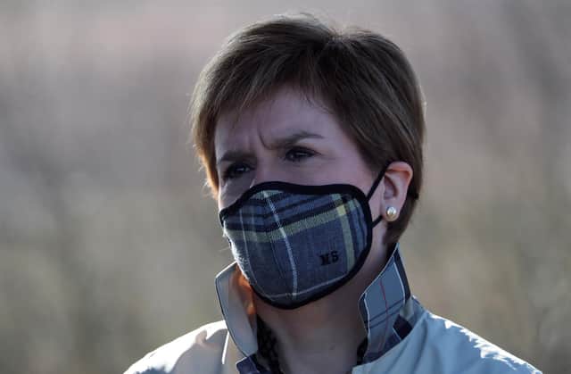 First Minister Nicola Sturgeon. Picture: PA