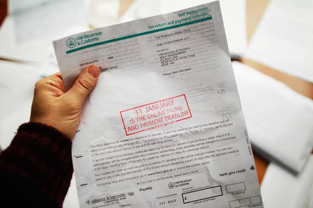 You may have received a reminder of the date that self-assessment tax returns need to be completed by self-employed companies and individuals.  Photo: Matthew Lloyd/Getty Images