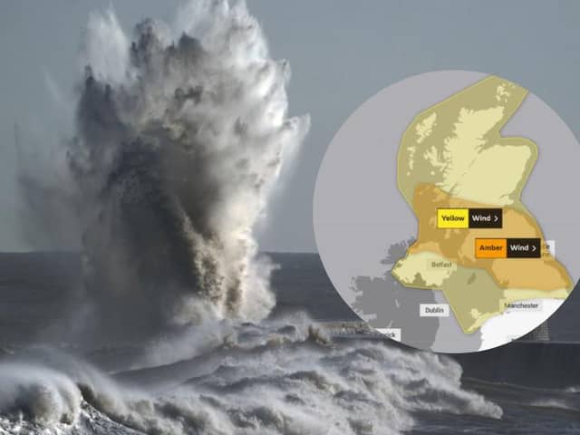 A series of weather warnings have been issued.,