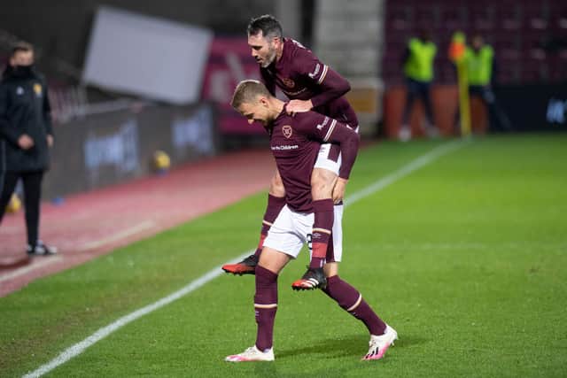 Hearts boss Robbie Neilson is hopeful Stephen Kingsley and Michael Smith will sign new contracts. Picture: SNS