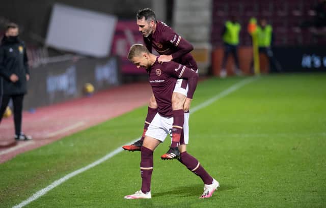 Hearts boss Robbie Neilson is hopeful Stephen Kingsley and Michael Smith will sign new contracts. Picture: SNS