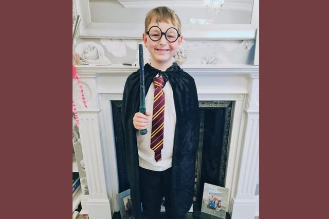 Oscar could be the next Daniel Radcliffe - he looks the part as Harry Potter!