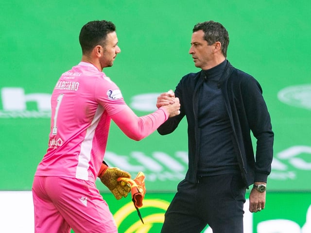 Jack Ross has hailed his Hibs 'keeper Ofir Marciano but admitted he was glad the No.1 and his Israel team were beaten by Scotland in the Euro 2020 play-off semi-finals. (Evening News)