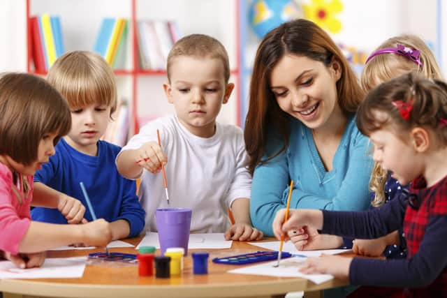 The take up rate of expanded child care hours has been criticised.