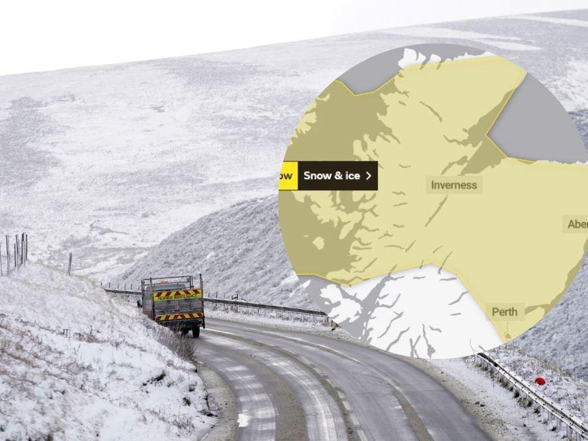 The longest weather warning on record: Met Office extends weather warning for parts of Scotland with more snow forecast