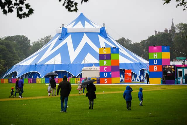 The Circus Hub was first brought to the Meadows by Underbelly in 2015. Picture: Scott Louden