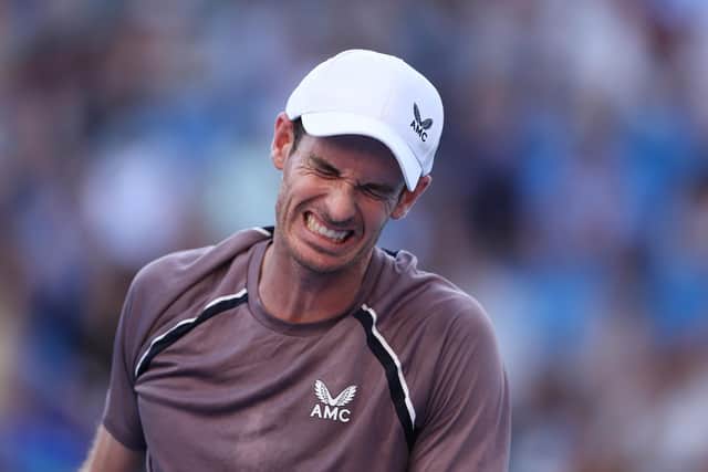 Andy Murray suffered an early exit at the Open Sud de France in Montpellier. (Photo by Julian Finney/Getty Images)