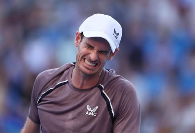 Andy Murray suffered an early exit at the Open Sud de France in Montpellier. (Photo by Julian Finney/Getty Images)