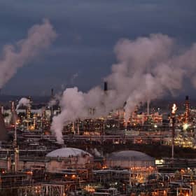 The Forties Pipeline System transports oil and gas from the North Sea to the Ineos refinery and petrochemical complex at Grangemouth. Picture: Jeff J Mitchell/Getty Images