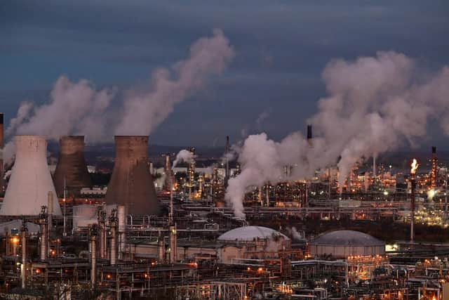 The Forties Pipeline System transports oil and gas from the North Sea to the Ineos refinery and petrochemical complex at Grangemouth. Picture: Jeff J Mitchell/Getty Images