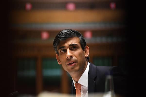 Rishi Sunak must resist concerns about the UK's mounting debts and keep spending, says Jim Duffy (Picture: Jessica Taylor/AFP via Getty Images)